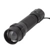 LED Flashlight White Light Battery Powered Aluminium Alloy Retractable Zoom
