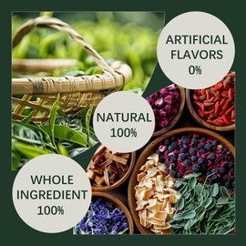 All-Natural Herbal Tea for Sleep Support & Stress Relief with Ashwagandha, Chamomile, Lavender & Licorice, Caffeine-Free, 2.6oz (75g), Tea Bags