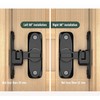Barn Door Lock Hardware, 90 Degree Right Angle Gate Latches