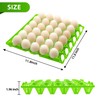 Aqwxc 4-Pack Plastic Egg Crate, 30-Egg Flats - Stackable &