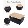 Storage Bins with Lids 6 Packs, Plastic Storage Bins with