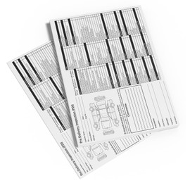 Vehicle Pre Sales/Delivery Inspection PDI Form NCR Pad - A4 2pt Duplicate 50 Sets