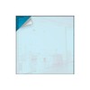 Acrylic Mirrors 17” x 17" Medium Blue Square Tile Smooth