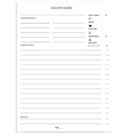 IdeaMarlle Recipe Book to Write in Your Own Recipes, Recipe Binder Hold 160 Recipes, Leather Cover Recipe Cookbook with Divider Tabs,Gifts for Mom Daughter (Extra 80 sheets blank recipe papers)