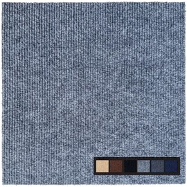 36 Pcs Light Grey Self Adhesive Carpet Floor Tiles - 12" x 12",Peel and Stick Carpet Squares for Living Room, Bedroom, Pets Floor Coverage 36 sq ft - Easy to Install, Strong Adhesive