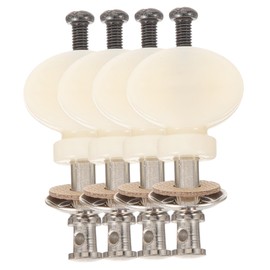 Kisangel 4pcs Ukulele Tuning Pegs Tool String Height Durable Design for Various Instruments for Beginners and Musicians