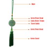 Car Green Imitation Crystal Hanging Decoration House Door and Window