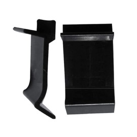 NickHouse Table Rim Clip Nylon Patio Furniture Clips 1.575" X .760" Patio Table Clips for Glass Top and Acrylic Tops - Securely Holds Tops in Removable Rim - 10 pcs Black