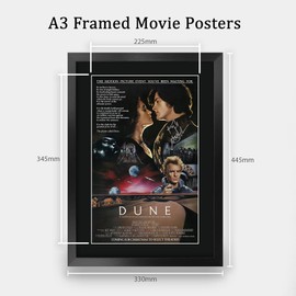 HWC Trading FR A3 Dune Gifts Signed Autograph Movie Memorabilia A3 Framed Print Poster