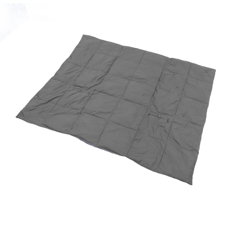 USB Heated Blanket Dark Grey 3 Temp Modes 52x43in Soft