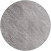 LANC 30" Round Gray Laminate Table Top With Base -