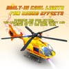 RANHANGQI 15" Rescue Helicopter Toy Light and Sound Rescue Vehicles