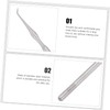 minkissy 3pcs Half Lashes Cluster Tool Eyelash Lift Stick for