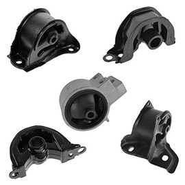 TRQ TRQ Engine & Manual Transmission Mount Kit Set of 5 for 94-01 Acura Integra L4 1.8L