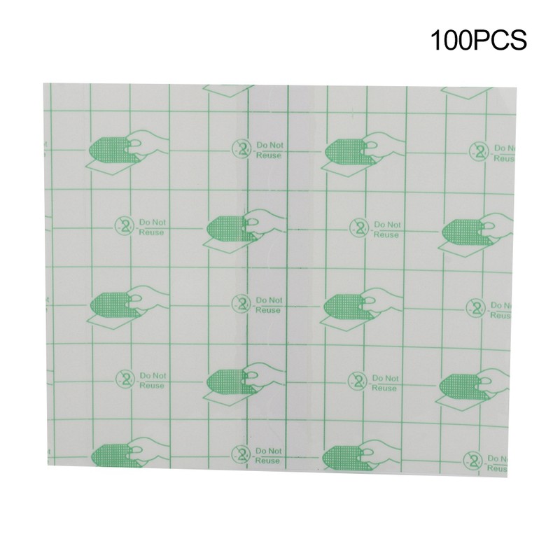 100pcs Transparent Waterproof Tape PU Film Anti Allergic Wound Fixing