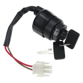Carbman Ignition Key Switch & Keys for Yamaha Golf Cart Gas Or Electric G11 G16 G20 G21 G22 1996-2004 JN8-82510-09