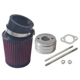 Unbranded High Performance Air Filter Adapter Kit for the Coleman CT100U CC100X Mini Bike