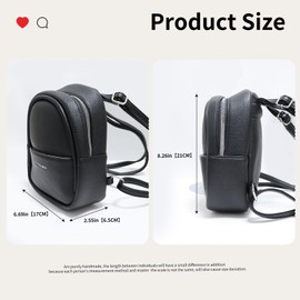 WisePoint Women's Fashion Backpacks, PU Leather Mini Backpack Small Backpacks for Women, Stylish Womens Backpack with Adjustable Strap for Dating, Shopping, Party (white)