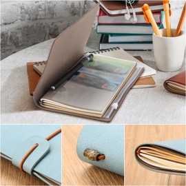 PRSTENLY Sisters Gifts from Sister Leather Journal, To My Sister Gifts 140 Page Refillable Notebooks, Graduation Mothers Day Valentines Day Christmas Gift for Sister from Sister Brother(Blue)