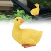 Duck Ornament Resin Weather Resistant Cute Vivid Expression Duck Statues