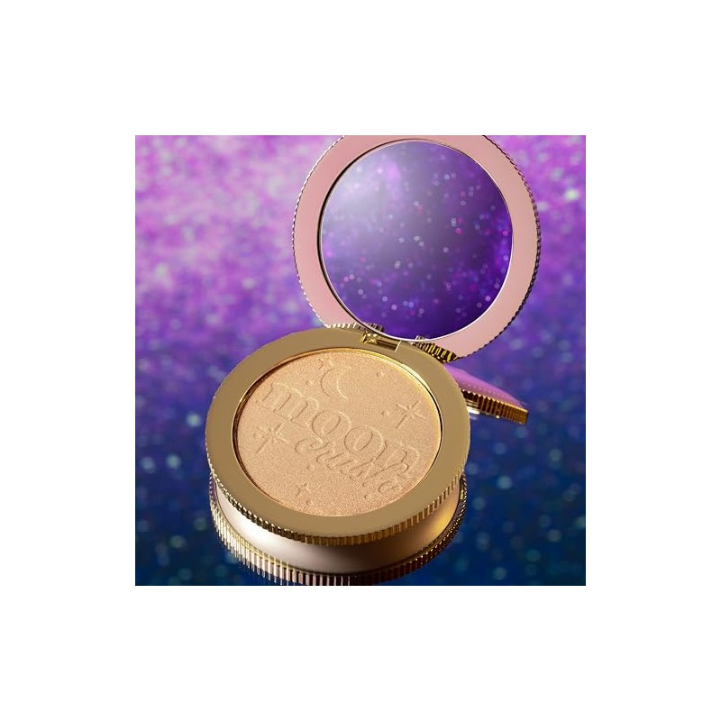 Too Faced Moon Crush Highlighter | Sheer, Powder, Glossy Glow,
