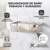 Cocoarm Jaboneras para Baño Acero Inoxidable, Jabonera para Regadera Soporte