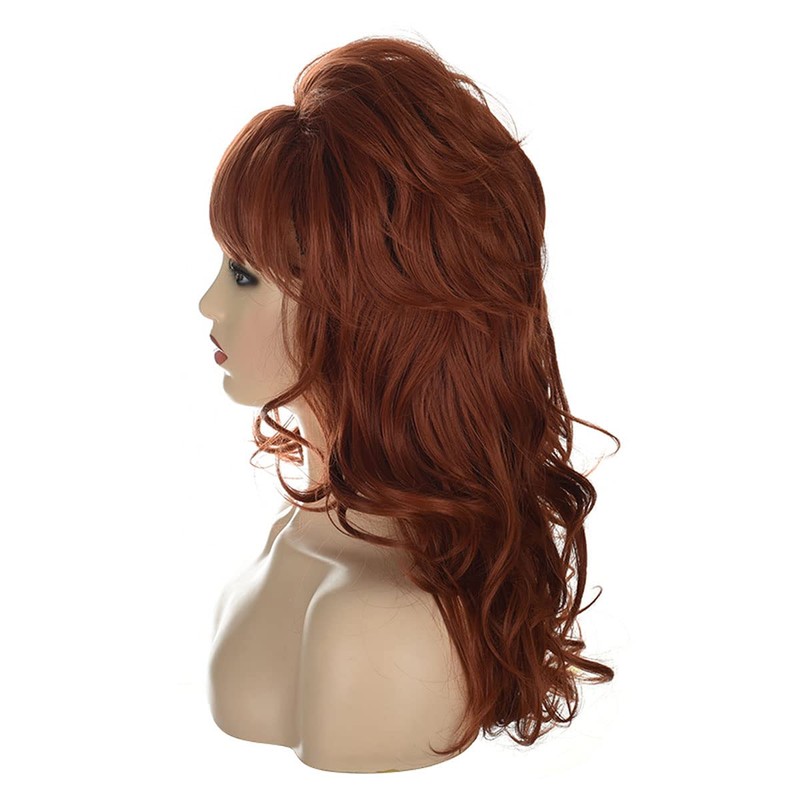 80s housewife wig | FVCENT Big Bouffant Hair Long Wavy