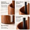 Wooden Paper Towel Holder for Countertops – Mountain-Shaped Solid Wood