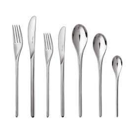 Robert Welch Bud Bright, 7 Piece Cutlery Place Setting. Made from Stainless Steel. Dishwasher Safe.