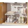 EVERIE 2-Tier Pull Out Under Sink Organizers for Kitchen, Bathroom,
