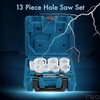 HERCULES 13pc. General Purpose Bi-Metal Hole Saw Set