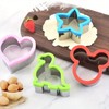 CHEFZOCO Sandwich Cutter Heart Shape Non-Stick Plastic and Stainless Steel