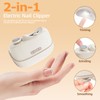 Electric Nail Clippers, 3 in 1 Automatic Nail Trimmer USB