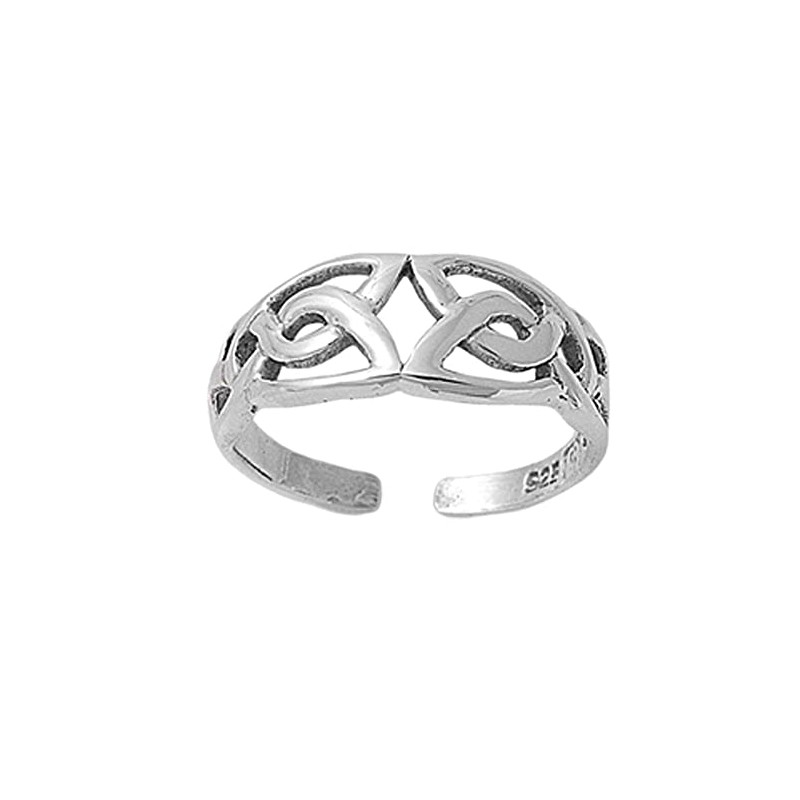Celtic Knot .925 Sterling Silver Toe Ring