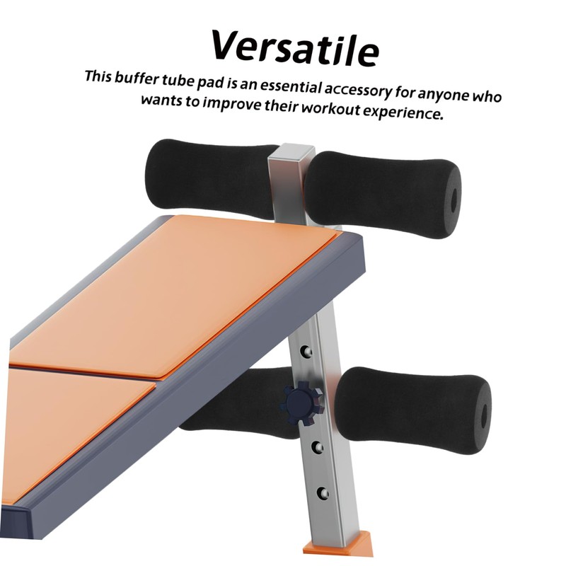 KOMBIUDA Leg Extension Machine Cover Exercise Roller Foam Foot Pads