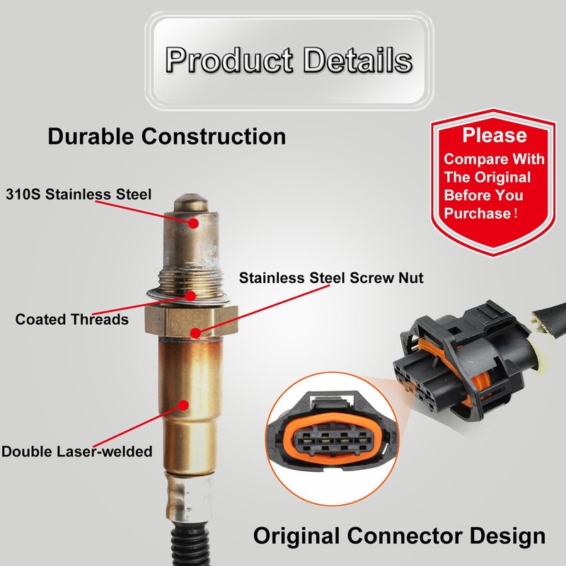 Oxygen Sensor Upstream&Downstream O2 Sensor 234-4528 234-4529 Fit for Chevy