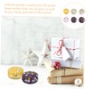 Outanaya 6Pcs Retro Tinplate Jars with Lid Storage Box for