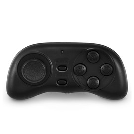 Portable Wireless Bluetooth Game Controller Mini Gamepad Joystick Handle Remote Shutter Black