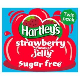 Jelly Bundle With Hartleys Sugar Free Strawberry Jelly Crystals 23g x4 and Intrinsic Treats Shopping List Card