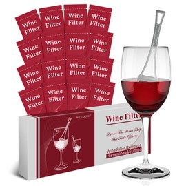 WEESIGEI Wine Wand Sulfite Purifier: Wine Filters Remover Histamines Sulfite - Relieve Headaches Prevent Wine Allergy（pack of 16）