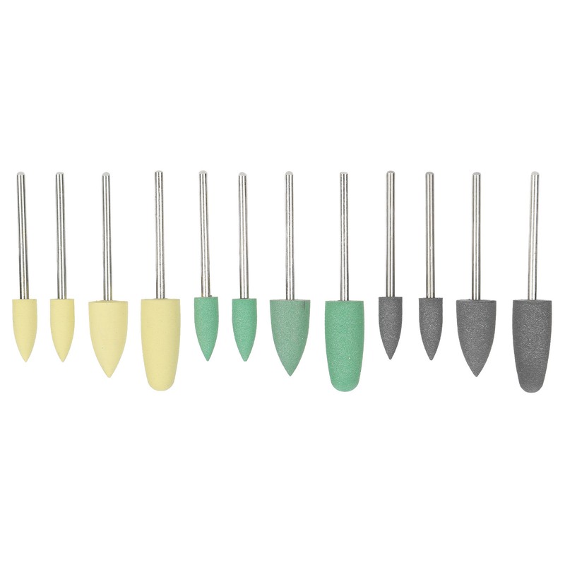 Dental Silicone Rubber Polisher Grinding Head Stainless Steel Shank Dental