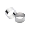 Kitchen Craft Cooking Rings, Stainless Steel, 7 x 3.5 cm,
