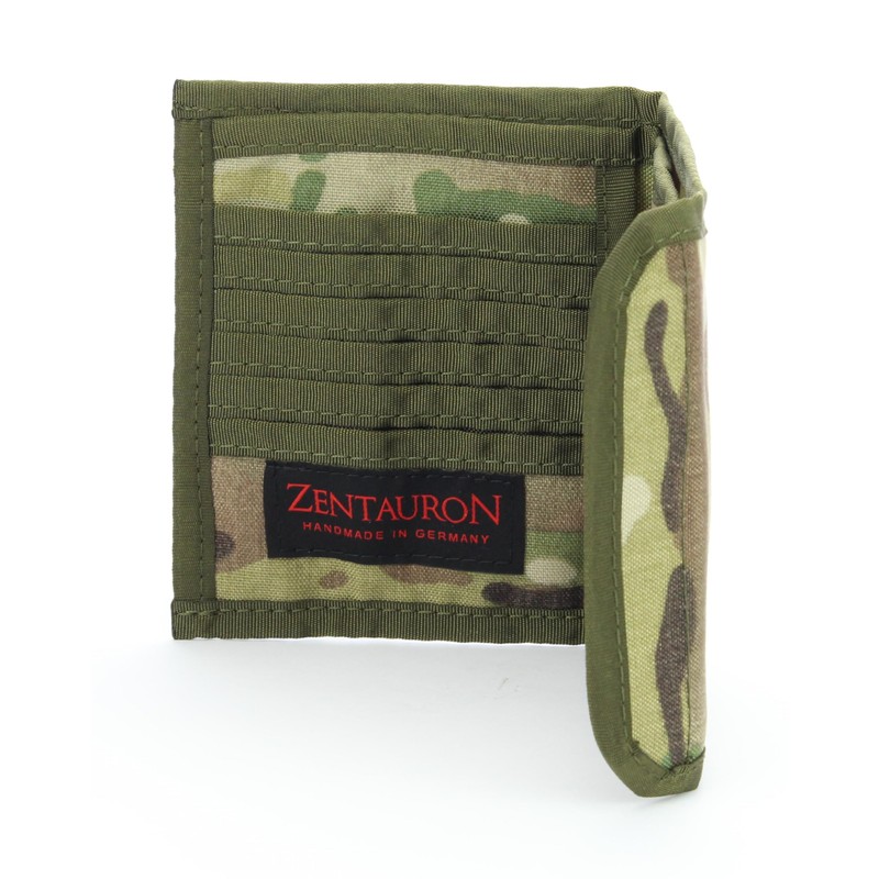Zentauron EDC Cordura Wallet with Velcro Fastening, Note Compartment, Change