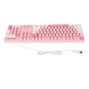 104 Keys Wired Keyboard 3 Colors Cute Gaming Keyboard USB