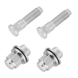 1set M12-1.5 Wheel Stud Bolt Nuts fit for Jaguar F/S/X-Type XFR XJ,OEM:C2C35294010/C2S50885/C2C35294
