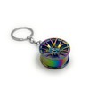 H-Customs Wheel Rim Car Tuning Colourful Effect Keyring Pendant Colourful