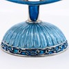 The Dreidel Company Hanukkah Menorah Enamel Star, Enameled Metal Menorah
