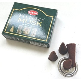 HEM Incense Precious Musk Cones Set of 3