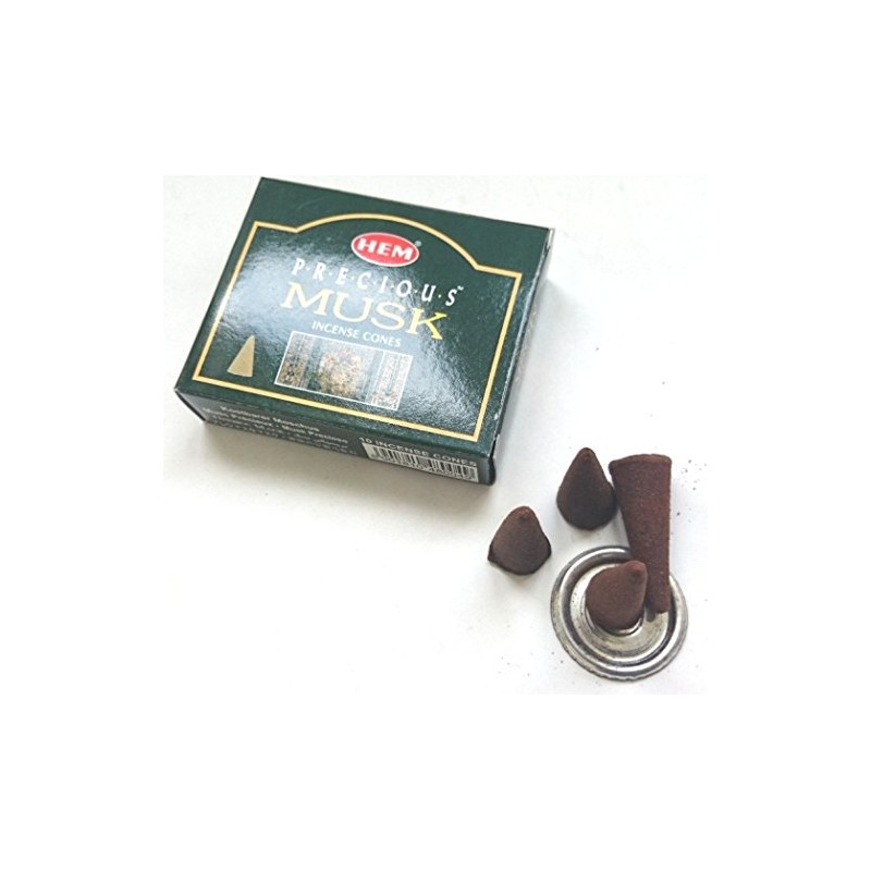 HEM Incense Precious Musk Cones Set of 3