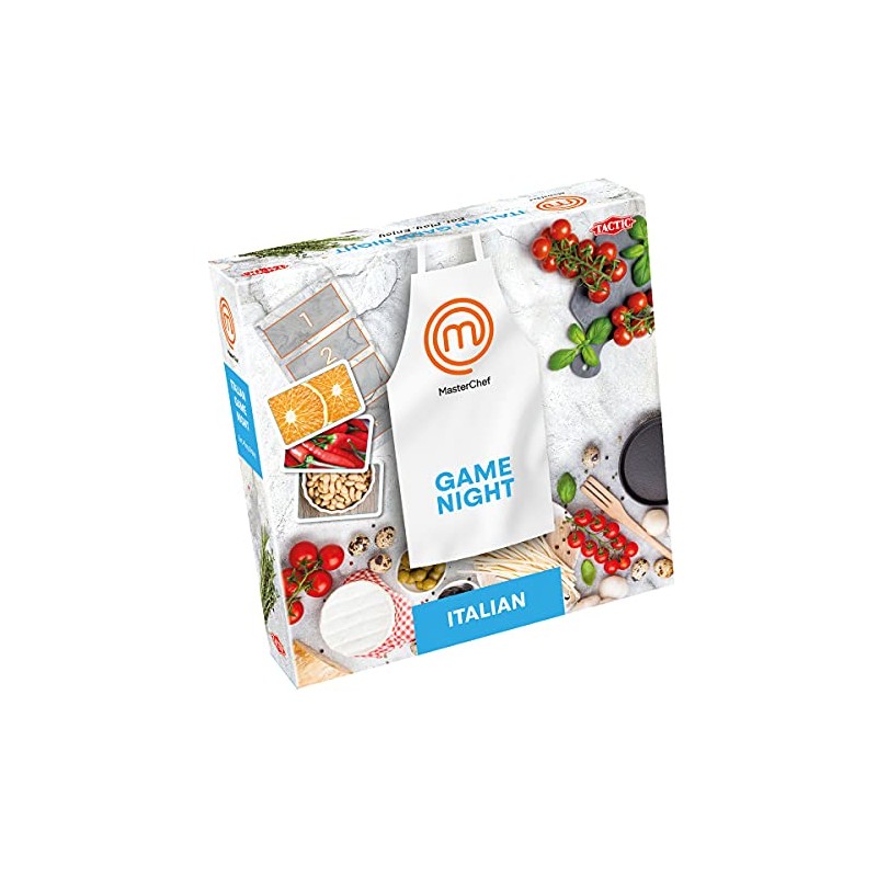 Tactic Games Master Chef: Italian Game Night, Cardboard, Multicolor, 5,2x22x22